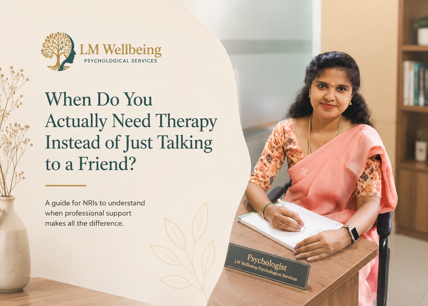 When Do You Actually Need Therapy Instead of Just Talking to a Friend?